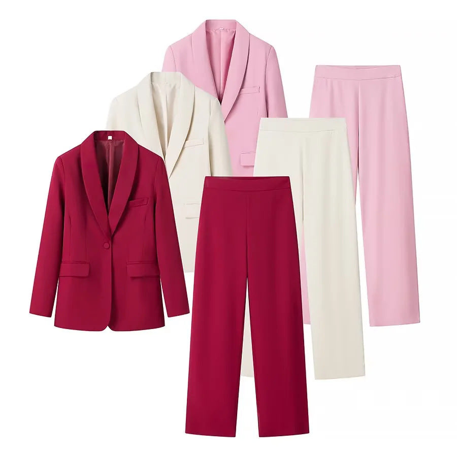 Damen taillierter Longblazer mit Schalkragen, verdecktem Knopfverschluss und Pattentaschen – Valéne