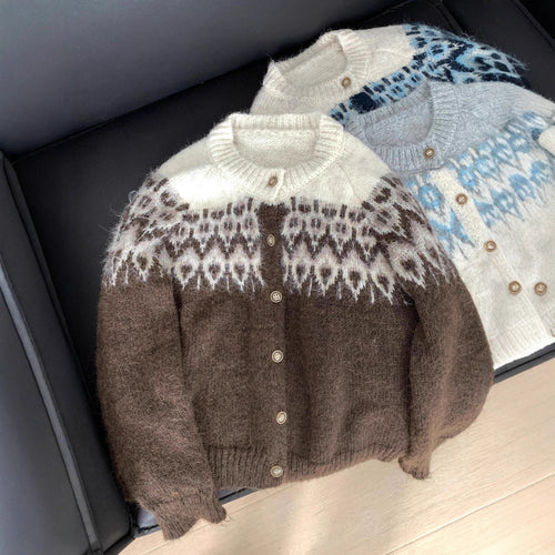 Damen Kuschelige Strickjacke Echo Archiv