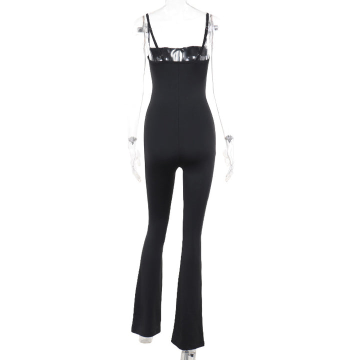 Damen Figurbetonter Jumpsuit mit raffinierter Schnürung Echo Archiv