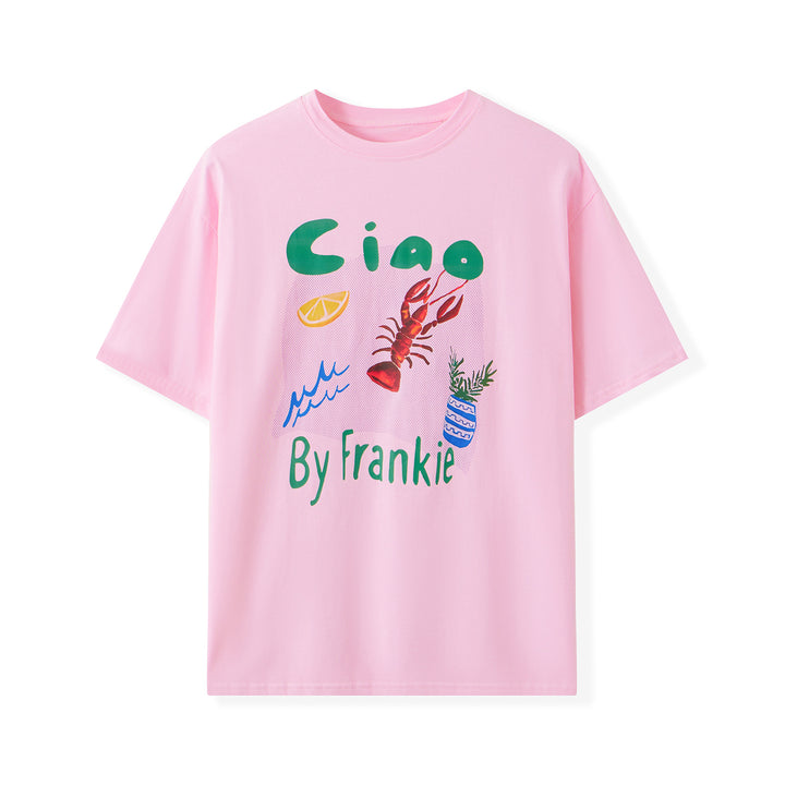 Damen T-Shirt mit künstlerischem Motiv im Vintage-Stil Echo Archiv