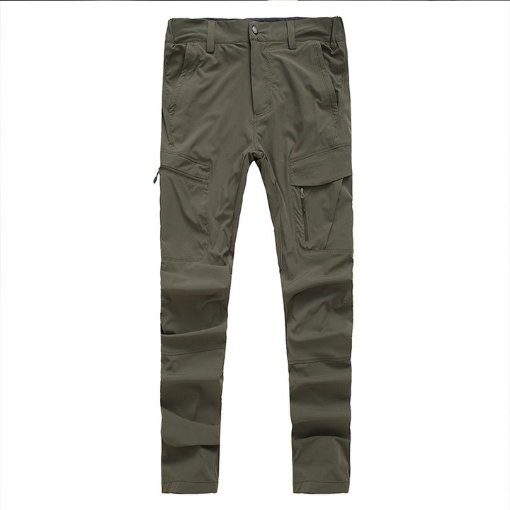 Herren multifunktionale Cargo-Hose mit mehreren Taschen und elastischem Bund Echoarchiv