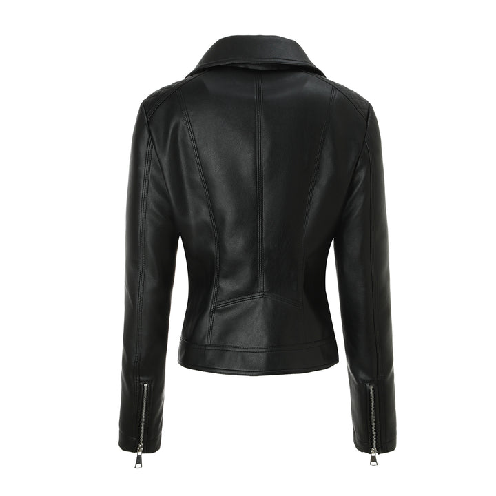 Damen Trendige Bikerjacke mit Steppdetails Echo Archiv