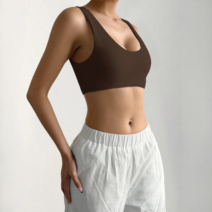 Damen Sport-Bustier mit bequemen breiten Trägern und elastischem Schnitt Echo Archiv