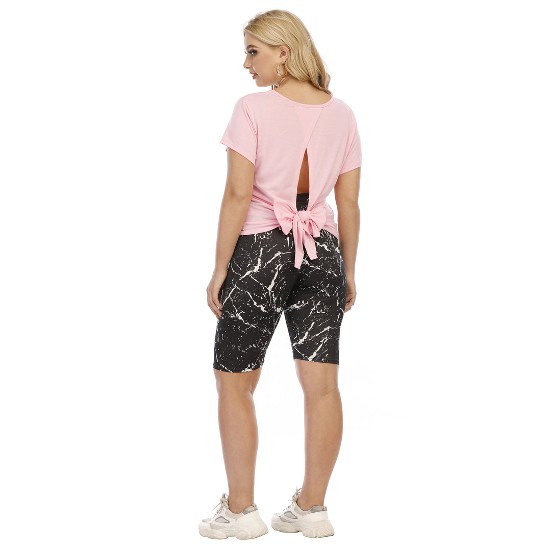 Damen lässiges T-Shirt mit bequemen Schnitt und atmungsaktiver Baumwolle Echo Archiv