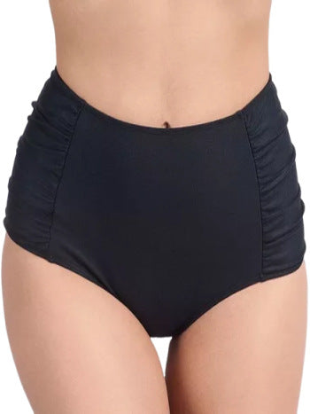 Damen Hochtaillierte Badeshorts mit Raffung Echo Archiv