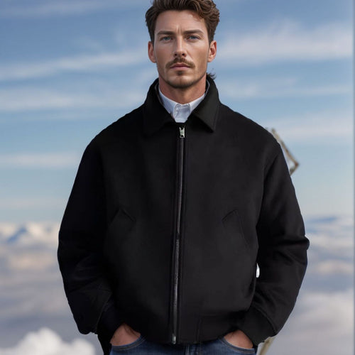 Herren Fleecejacke im sportlichen Stil mit praktischem Reißverschluss und seitlichen Taschen Echoarchiv