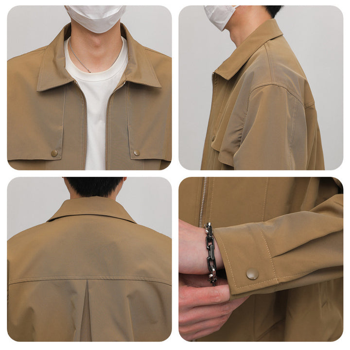 Herren stylische Utility-Jacke mit praktischen Taschen und innovativem Design Echoarchiv