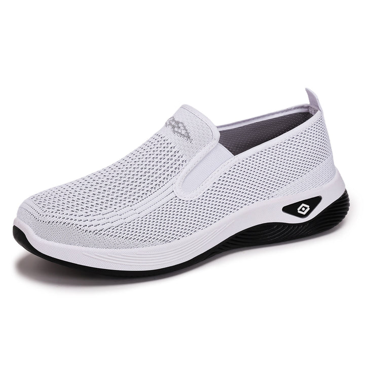 Damen nan atmungsaktiver gestrickter Slip-On Freizeitschuh mit dämpfender EVA-Sohle Echo Archiv