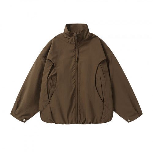Unisex Leichter technischer Blouson mit Stehkragen, durchgehendem Reißverschluss und Tunnelzugsaum Echo Archiv