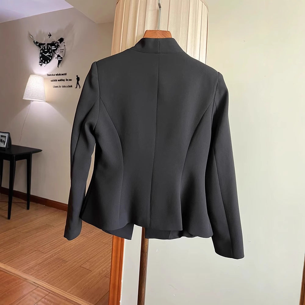 Damen Eleganter Blazer mit asymmetrischem Schnitt Echoarchiv