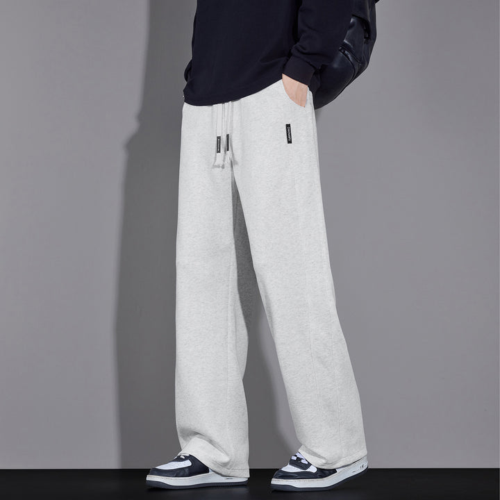 Herren Locker geschnittene Sweatpants mit Kordelzug und geradem Bein Echo Archiv