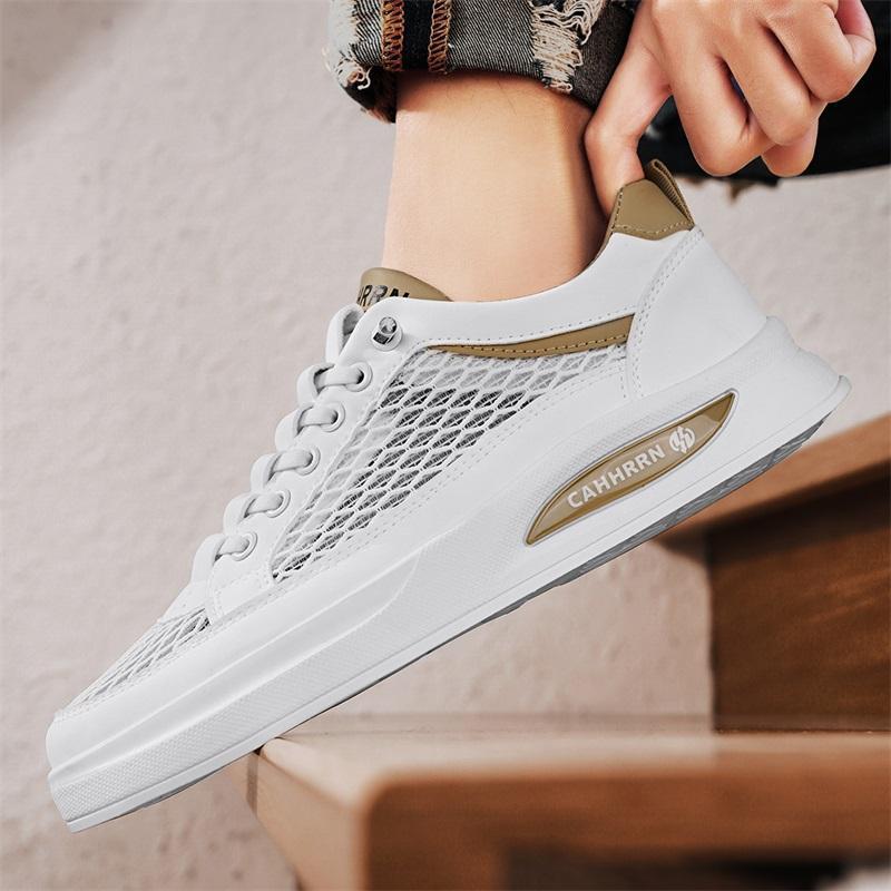 Herren Leichte Netz‑Plateau‑Sneaker mit atmungsaktivem Netzgewebe und gepolstertem Fußbett – Norré