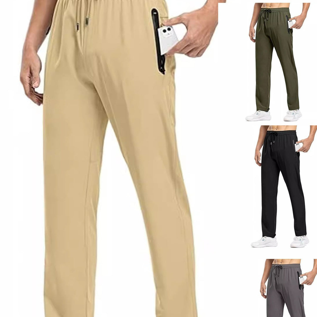 Herren Sportliche Freizeit-Hose mit seitlichen Reißverschlusstaschen Echoarchiv