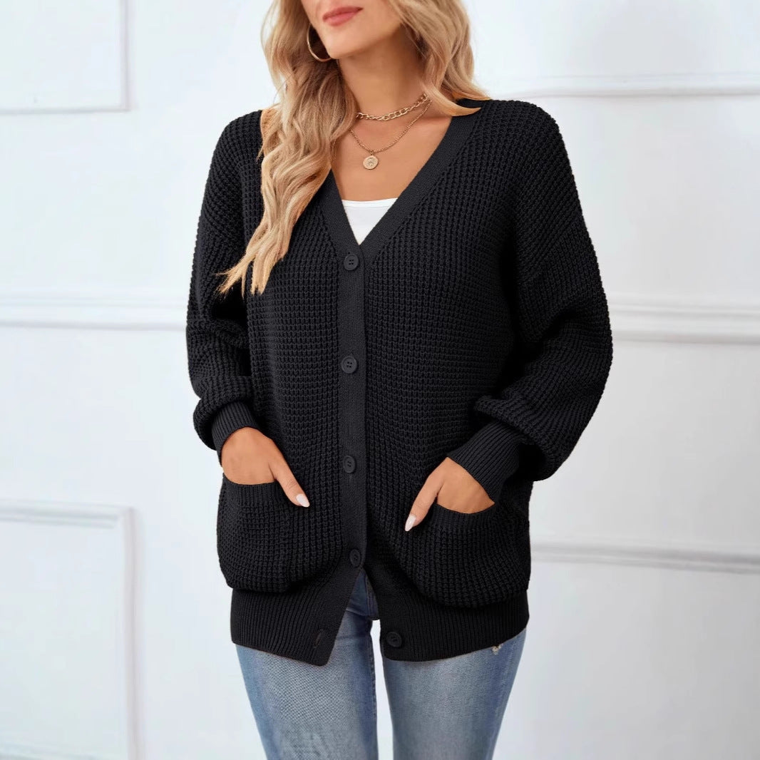 Damen Grobstrick Cardigan