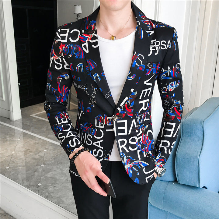 Herren modischer Blazer mit elegantem Muster Echoarchiv