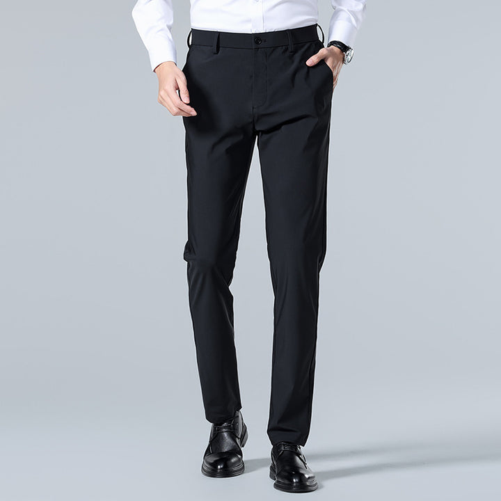 Herren elegante Slim-Fit Anzughose Echoarchiv