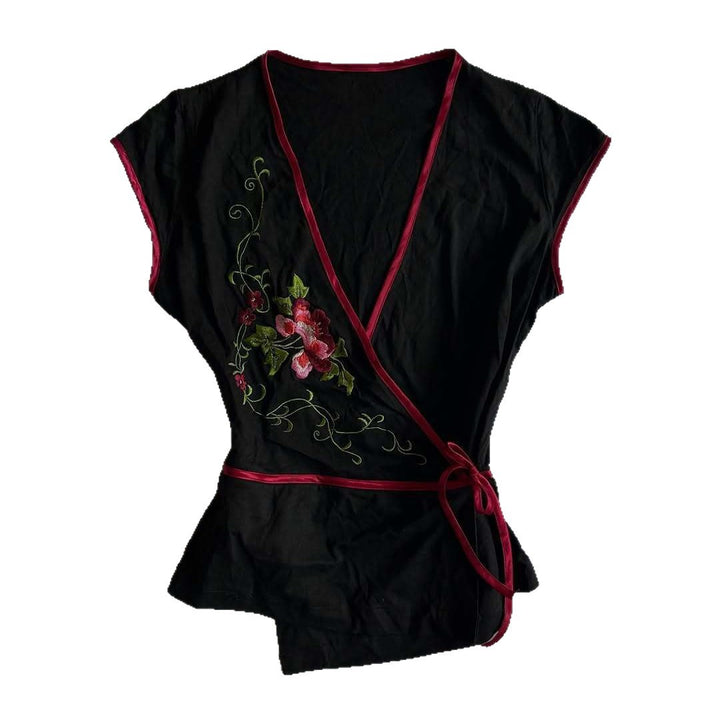 Damen Blusenkleid mit floralen Stickereien Echo Archiv