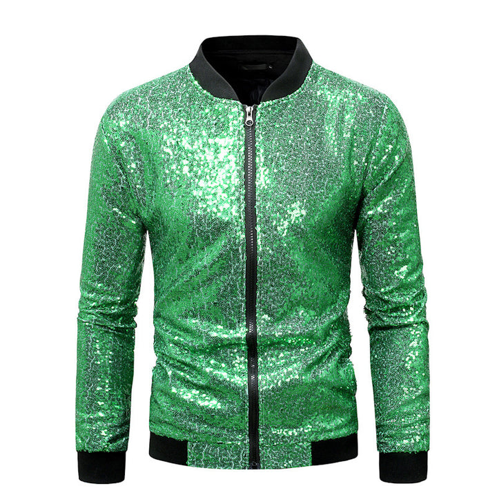 Herren Sportlicher Funktionsblazer mit Pailletten Echoarchiv