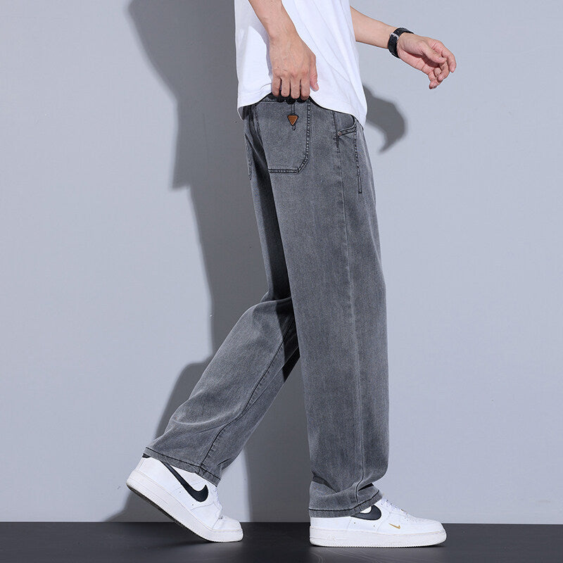 Herren weite Denim-Hose Echoarchiv