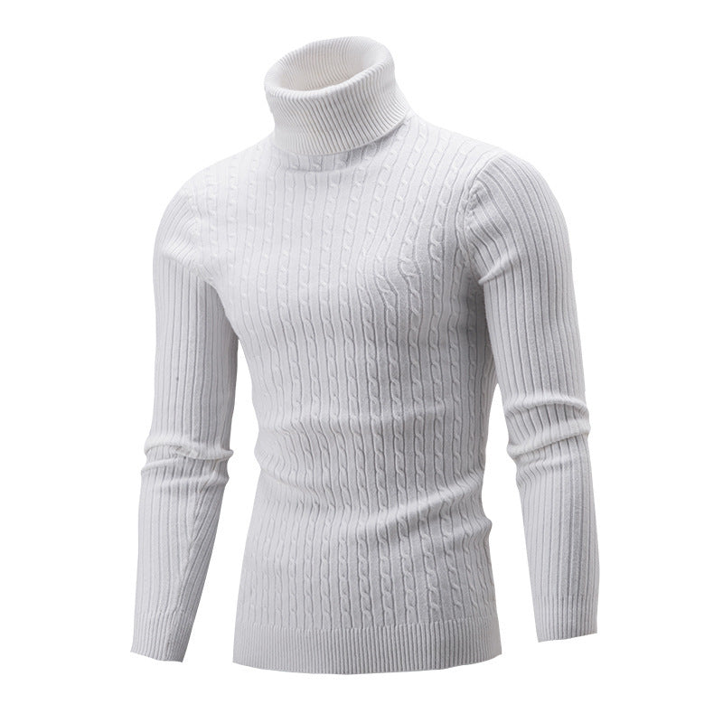 Herren Rollkragenpullover im klassischen Rippmuster Echoarchiv