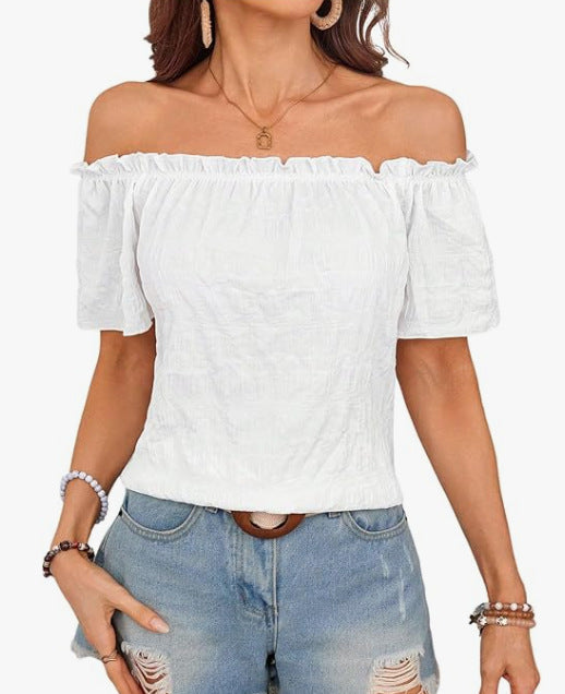 Damen Off-Shoulder Bluse Echo Archiv