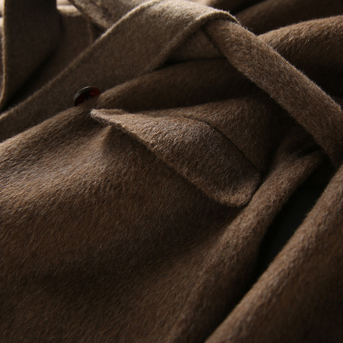 Damen Eleganter Wollmantel mit Stehkragen Echoarchiv