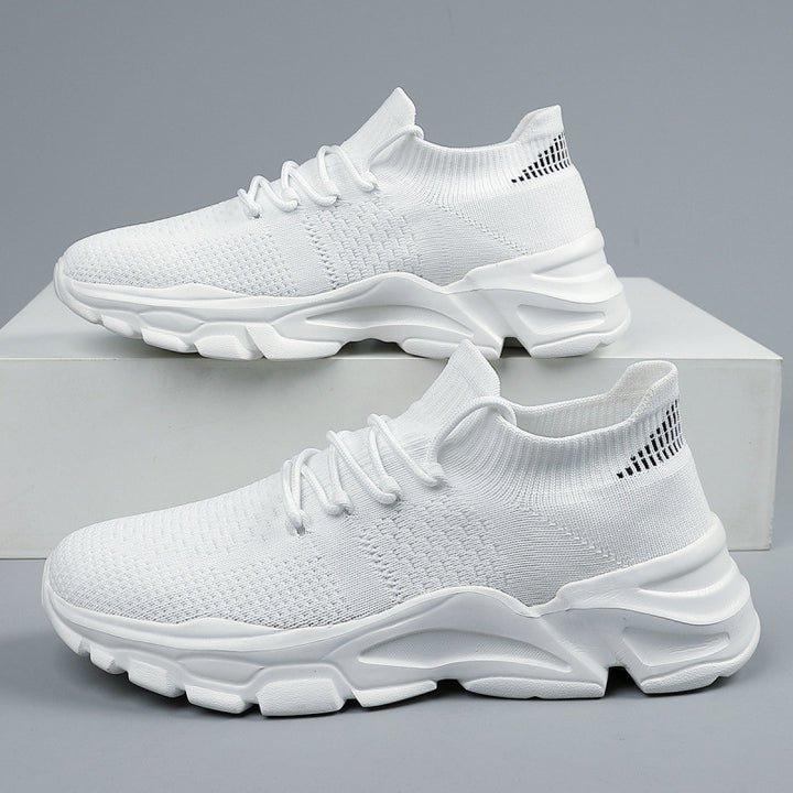 Unisex Strick-Sockensneaker mit atmungsaktiver Maschenoberfläche und markanter Plateau-Laufsohle – Norré