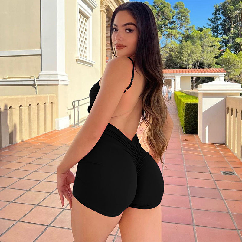 Damen Bodysuit mit schmalem Schnitt und feinen Spaghetti-Trägern Echo Archiv
