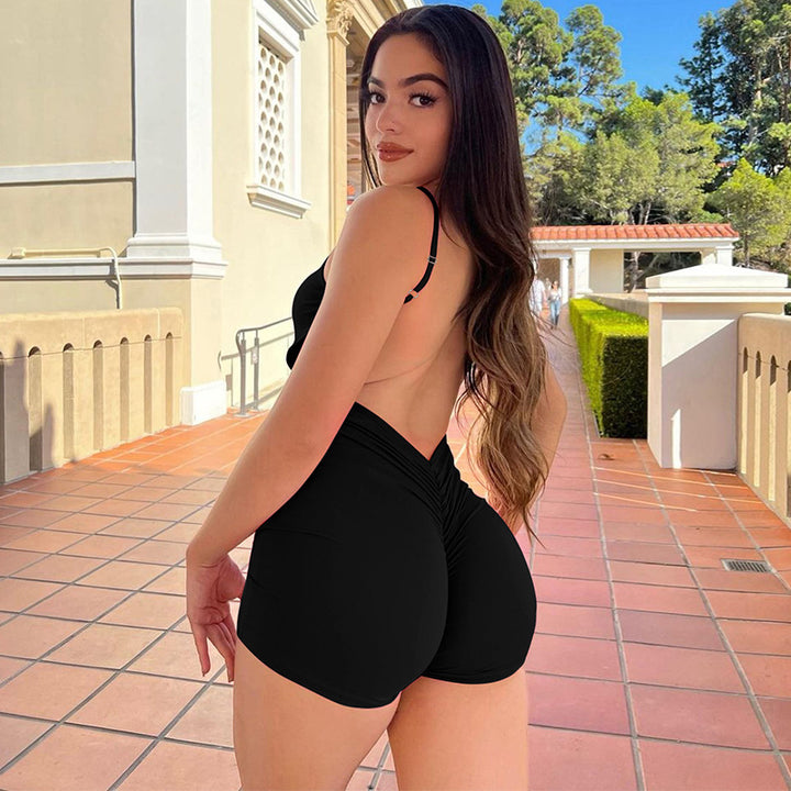 Damen Bodysuit mit schmalem Schnitt und feinen Spaghetti-Trägern Echo Archiv