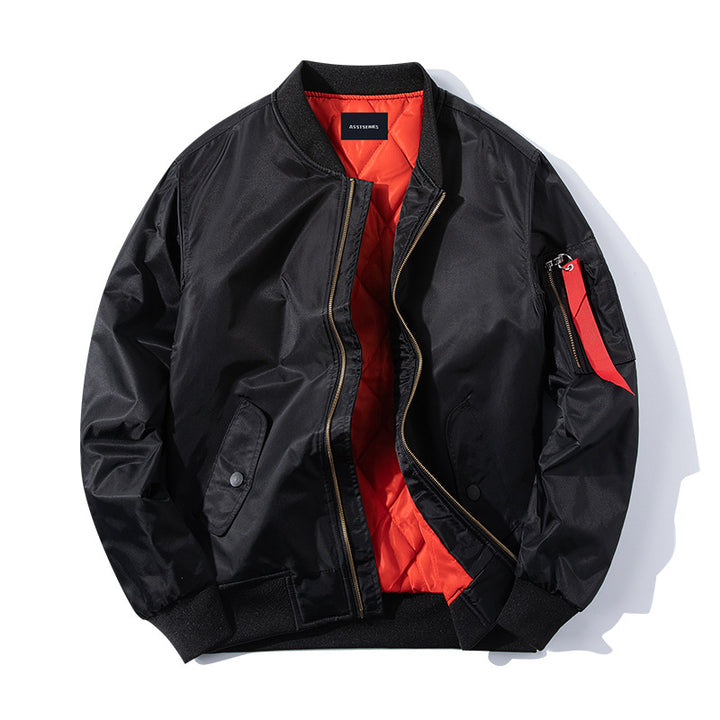 Herren  Heritage gesteppte Utility Bomberjacke mit Reißverschluss am Ärmel Echo Archiv
