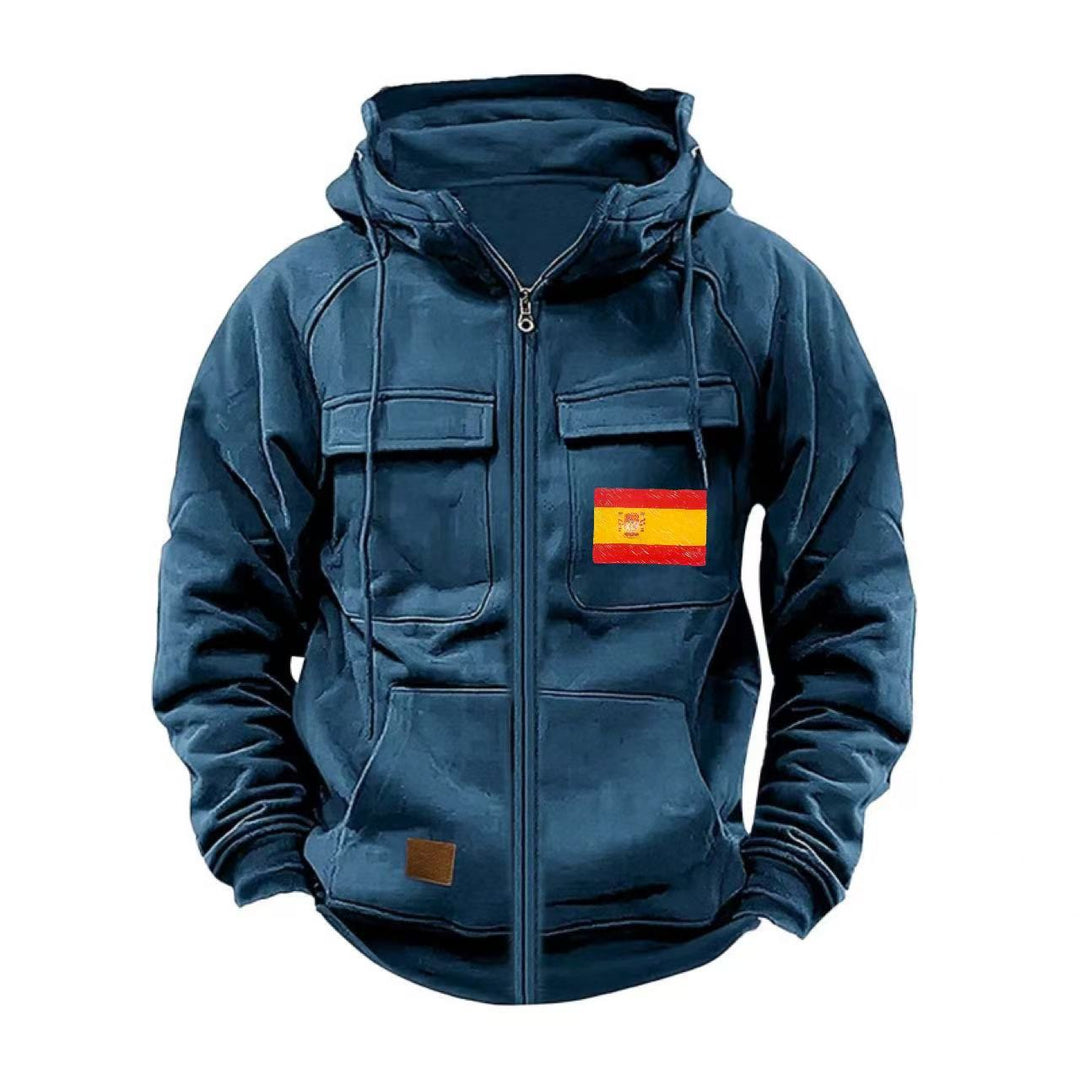 Herren funktionale Jacke mit mehreren Taschen Echoarchiv