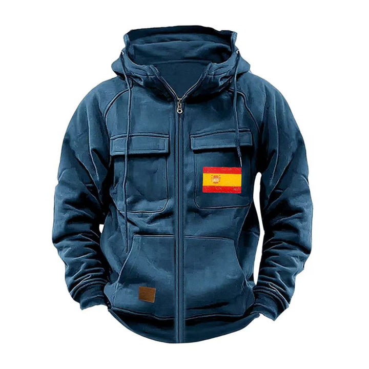 Herren funktionale Jacke mit mehreren Taschen Echoarchiv