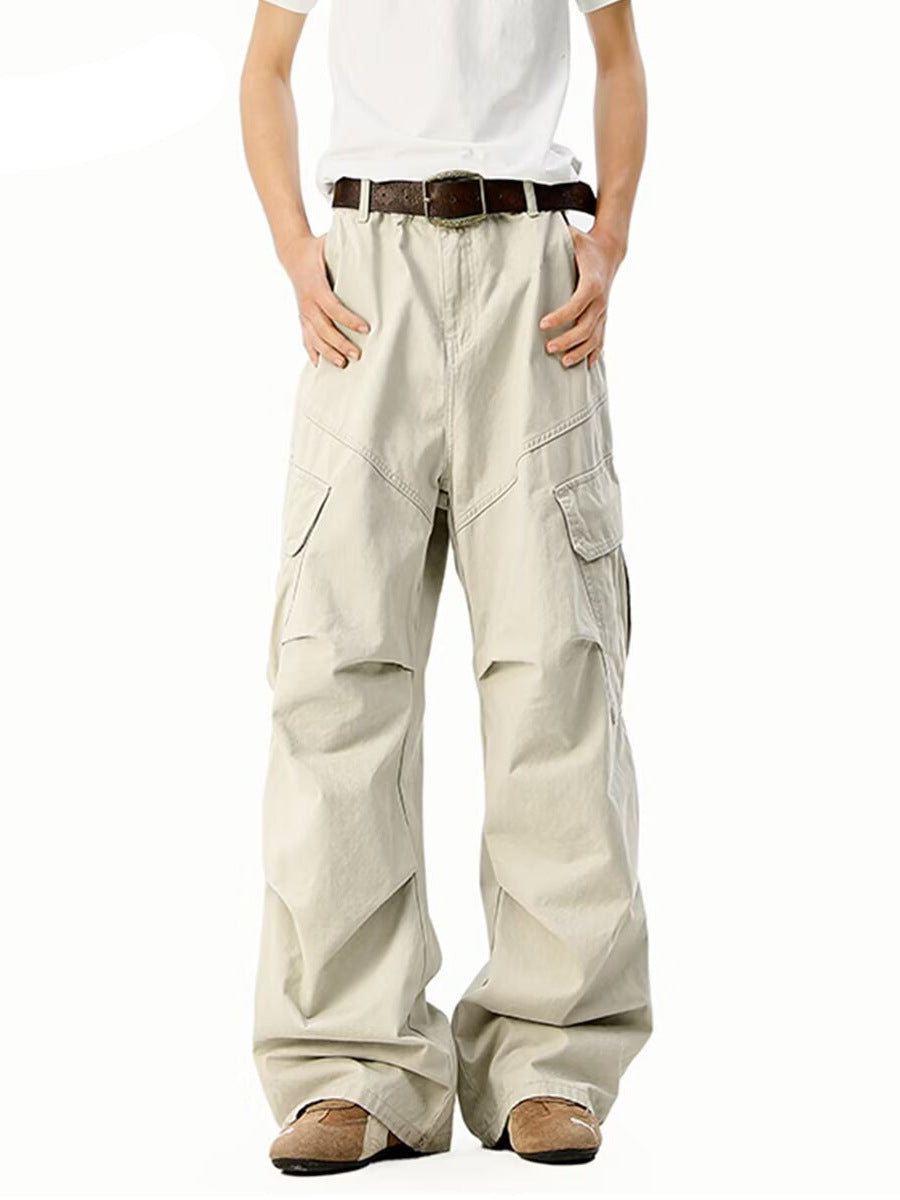 Herren Cord Cargo Hose Taschen