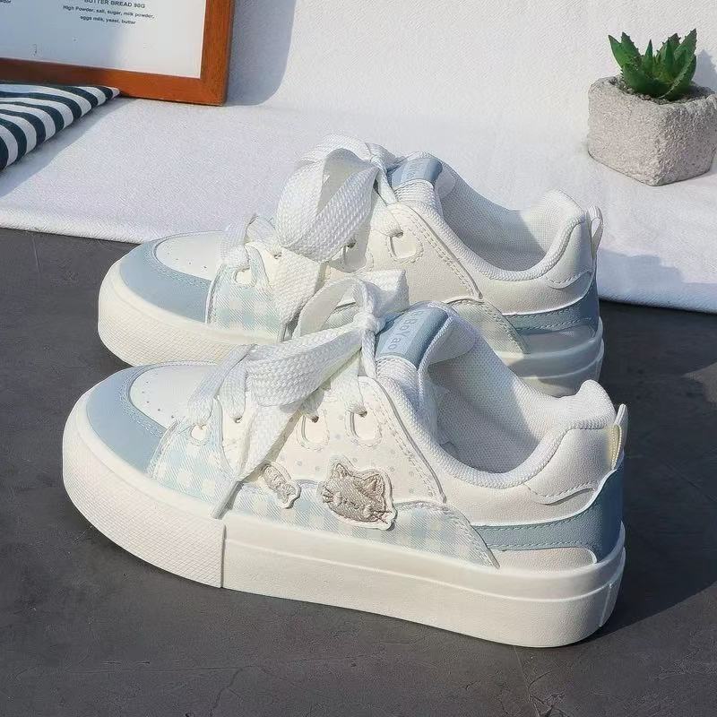 Damen Sneakers mit modischem Karomuster und komfortabler Sohle Echo Archiv