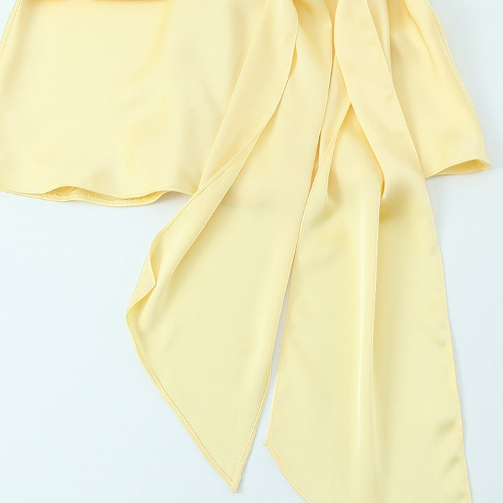Damen Halter-Top mit elegantem Wickel-Design und fließendem Stoff Echo Archiv