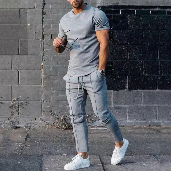 Herren sportliches Oberteil und Jogginghose Set Echoarchiv