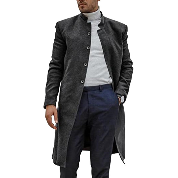 Herren eleganter Wool Trenchcoat Echoarchiv 1760892632
