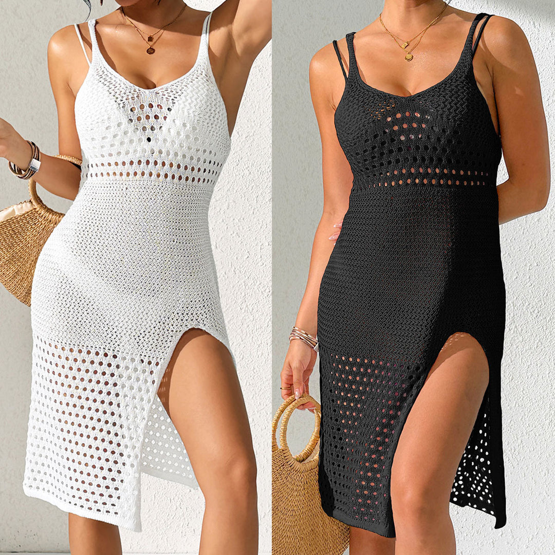 Damen transparenter Häkel-Strandkleid Echo Archiv