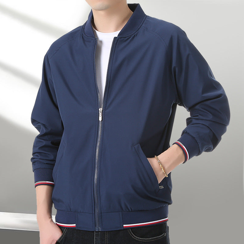 Herren leichte Trainingsjacke mit Stehkragen Echo Archiv