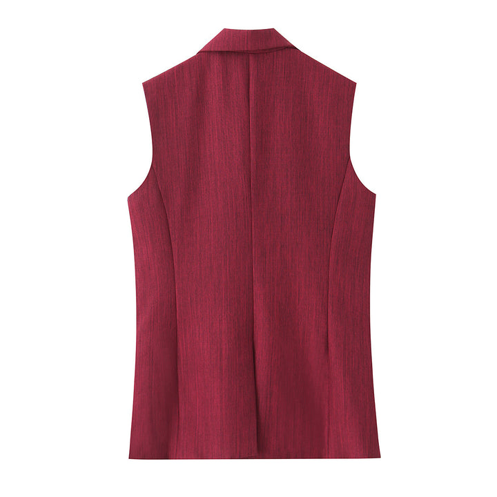 Damen Zweiteiliges Anzug-Outfit mit ärmelloser Weste und locker sitzenden Hose Echo Archiv
