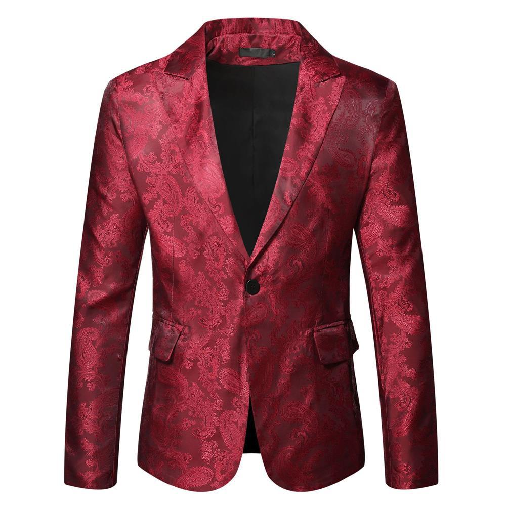Herren eleganter Blazer mit Paisleymuster Echoarchiv