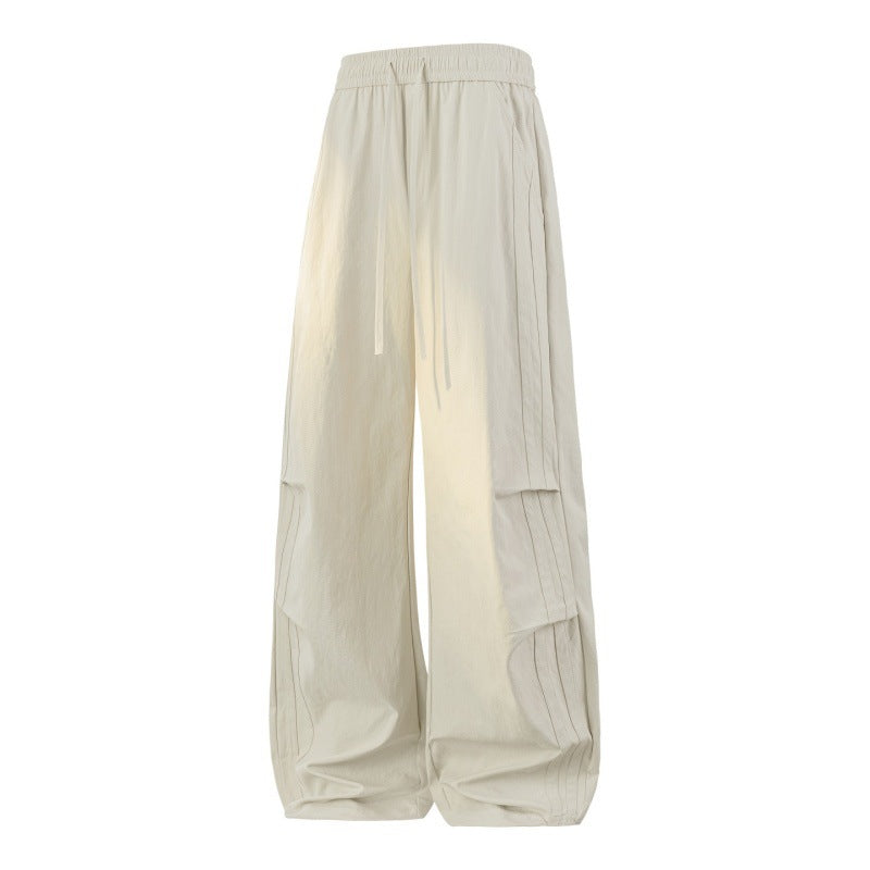 Damen Weite Lagen-Loungehose mit Cargo-Details & elastischem Tunnelzug Echoarchiv