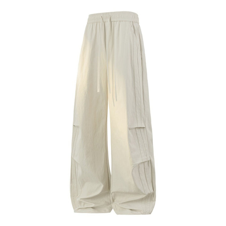 Damen Weite Lagen-Loungehose mit Cargo-Details & elastischem Tunnelzug Echoarchiv