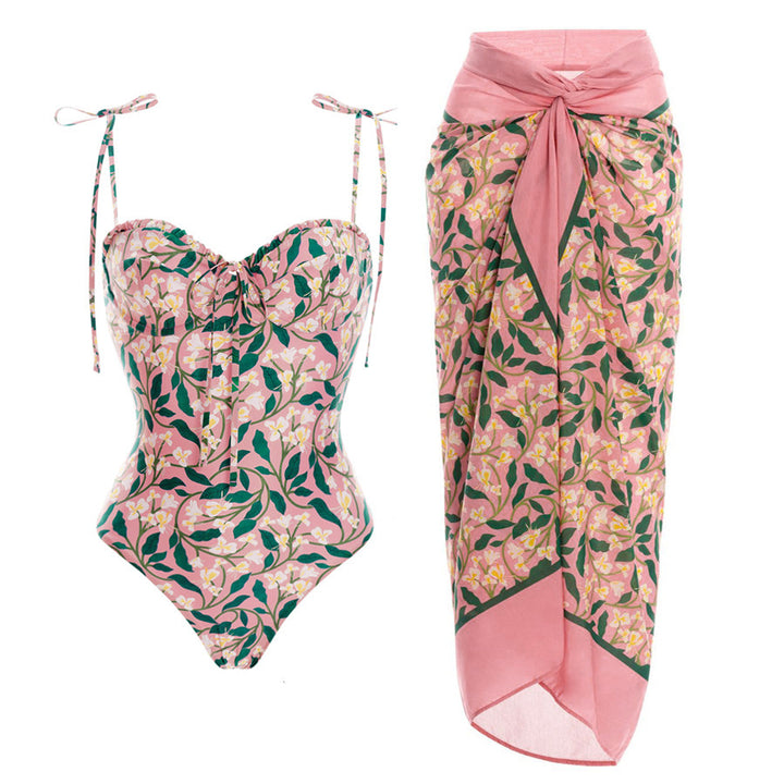 Damen Bikiniset mit verspielten Rüschendetails Echo Archiv
