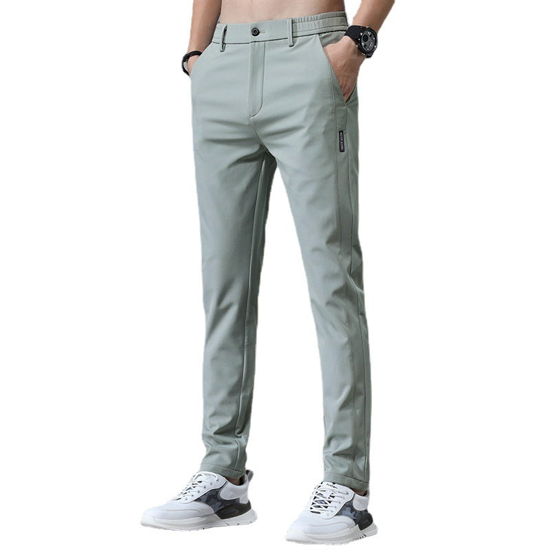 Herren Pflegeleichte Chinohose mit elastischem Bund und modernen Taschen Echoarchiv