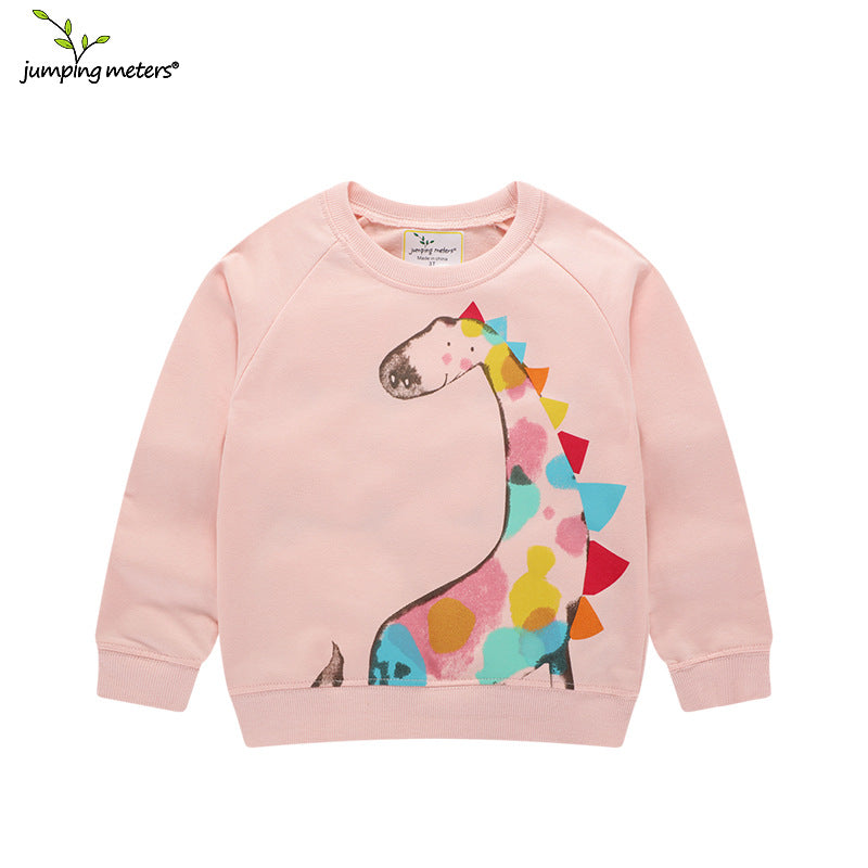 Mädchen Sweatshirt mit kreativem Giraffenmotiv Echo Archiv