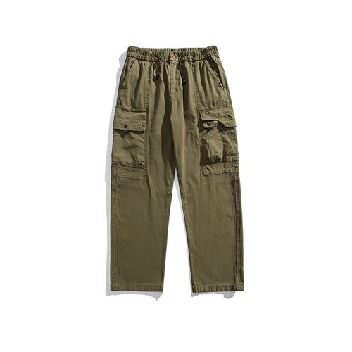 Herren Leichte Utility-Cargohose aus Baumwollmix mit Elastikbund, Kordelzug und Mehrfachtaschen Echo Archiv