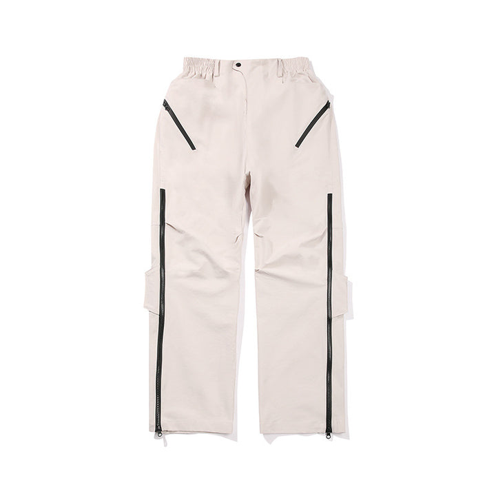 Herren Multifunktionale Tech‑Cargo‑Hose mit seitlichen Zippern, elastischem Bund und taktischen Pattentaschen Echo Archiv