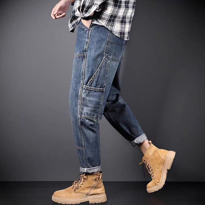Herren Modische Cargo-Jeans Echoarchiv