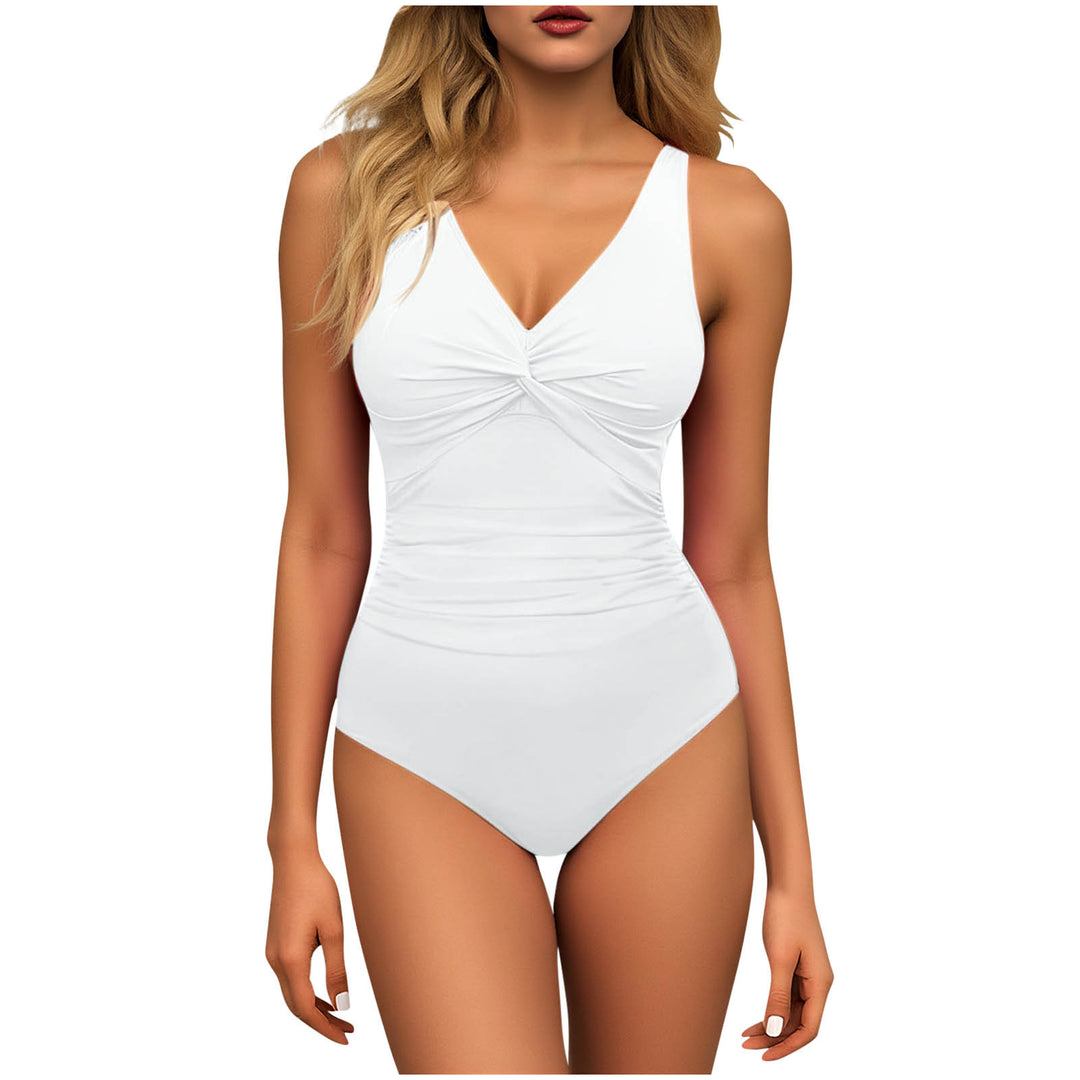 Damen Eleganter Bademode Einteiler mit Raffungen Echo Archiv